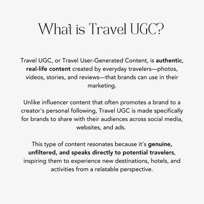 Travel UGC Creator Guide Bundle