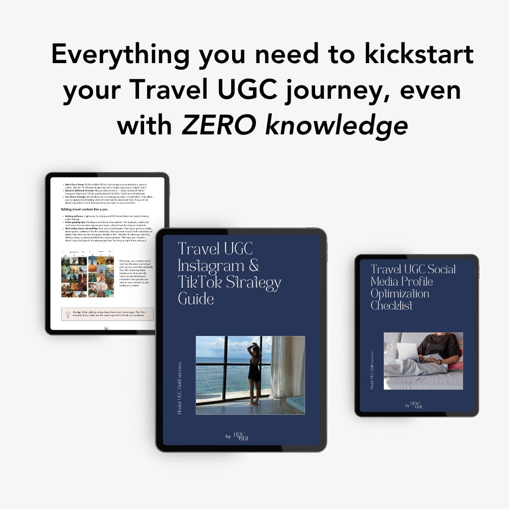Become a Travel UGC Creator Bundle