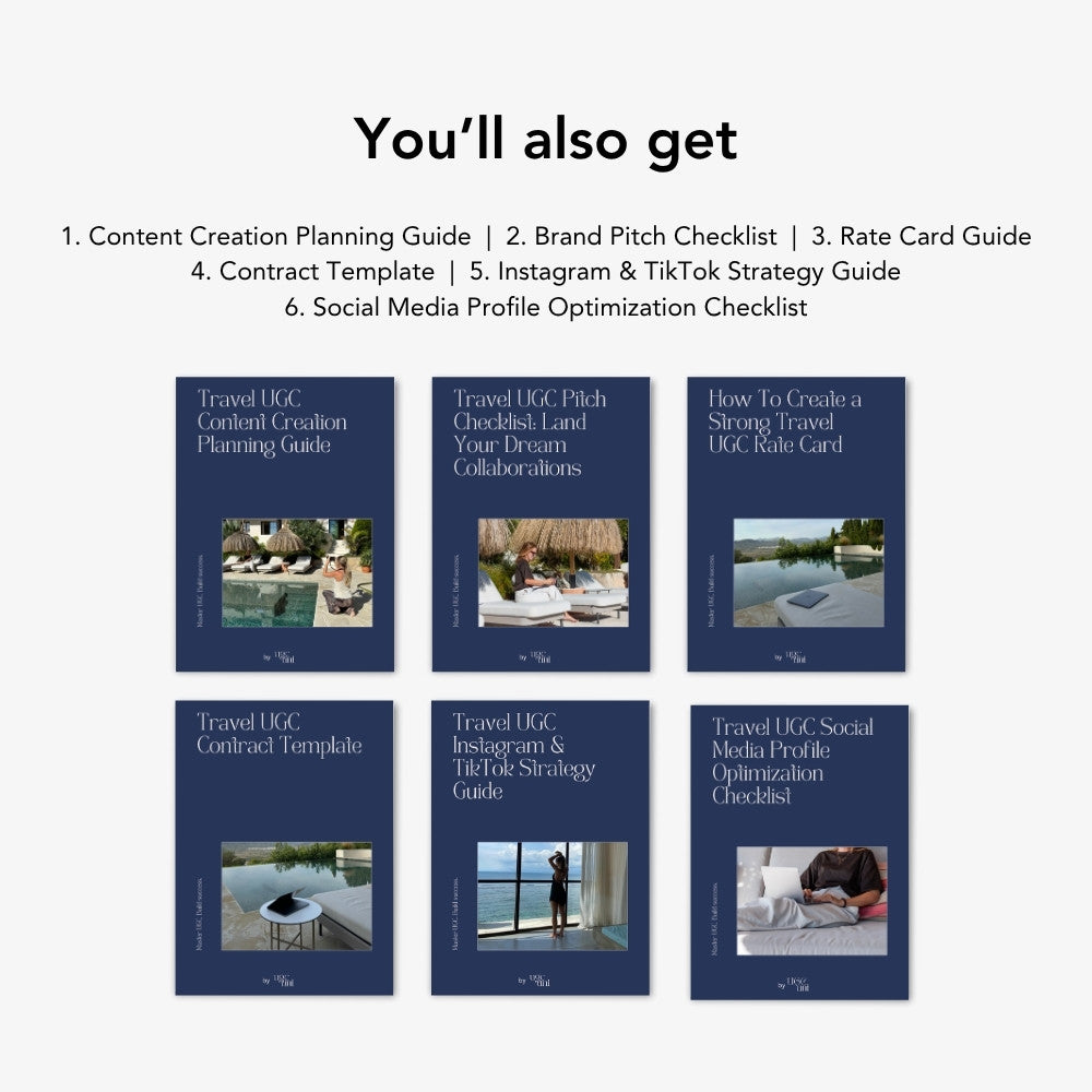 Become a Travel UGC Creator Bundle