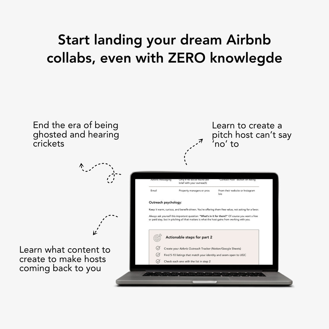 Get Airbnbs Collabs | Starter Kit + Pitch Template